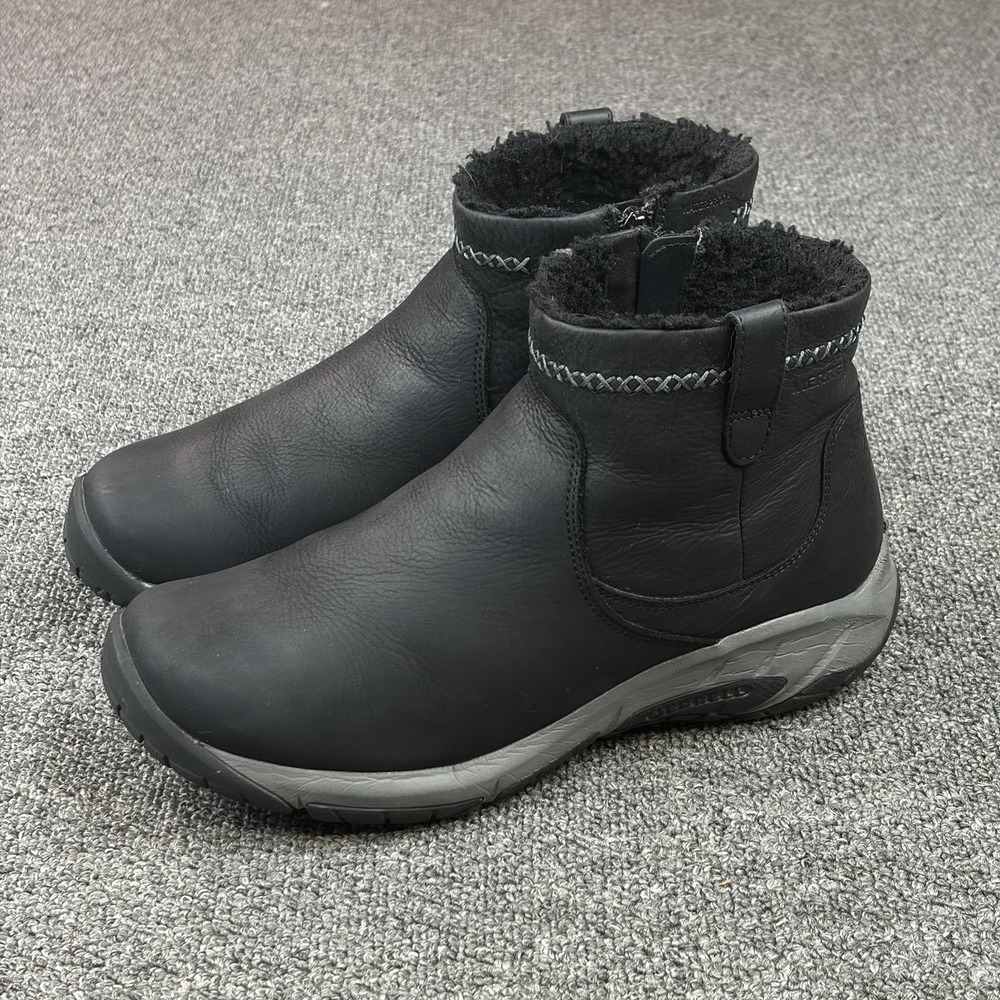 Merrell Encore 4 Bluff Zip Polar Waterproof Nubuck Leather Boots Women's 8.5